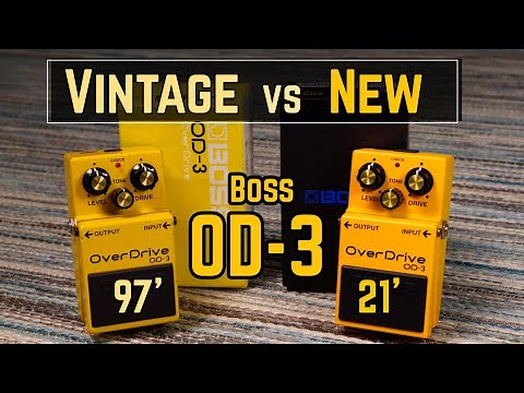 Boss OD-3 Vintage 1997 vs New 2021 Is There Any Difference?