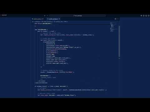 Rust Win32 API #2 : Final Basic Window and Messages