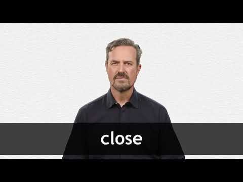How to pronounce CLOSE in American English