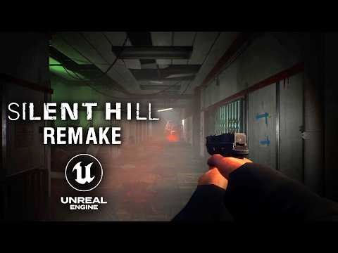 Silent Hill 1 Remake | First Person Gameplay | Unreal Engine 5