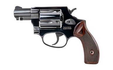 Heritage Roscoe .38 Special DA/SA Revolver - 2" Barrel, 5 Round, Blued Black, Wood Grips