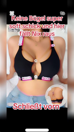 Sexy BH für große Größen mit Vorderverschluss „Love“, bequem, weich, mit breiten Trägern, bügellos; Damenunterwäsche für innen und außen#bh#damen#outfit#deal#showcase