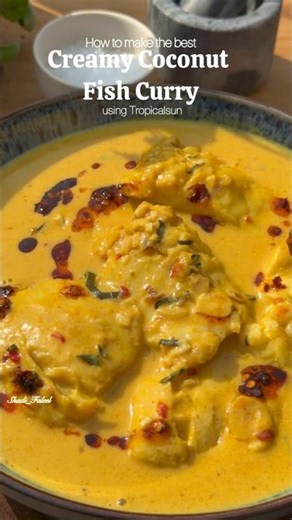 Creamy Coconut Cod Fish Curry done properly!This has to be one of the richest yet simple & easily..