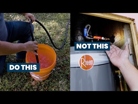 How To Flush a Water Heater