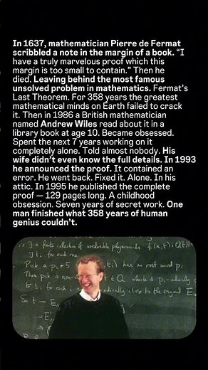 The Note That Broke 358 Years of Math — How One Man Solved Fermat’s Last Theorem