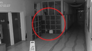 Chilling moment 'ghost' throws books out of Cork school's lockers