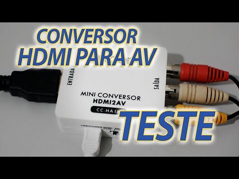 Teste - Conversor HDMI para AV
