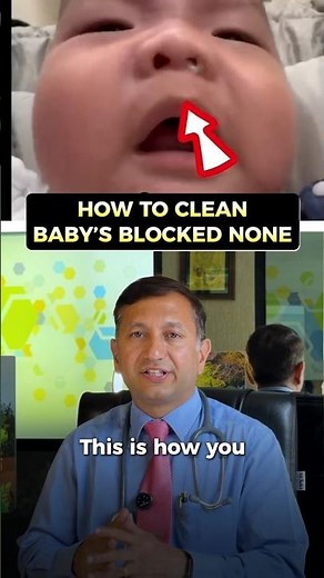 Are You Cleaning Baby’s Nose Wrong?#BabyCare #ParentingTips #InfantHealth