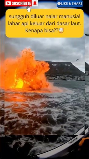 “Astaga! Lahar Api Naik ke Permukaan Laut?! Kok Bisa?! 😱🔥🌊”