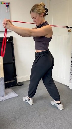 Band Split Stance Wood Chops – Strengthen Core & Improve Rotation