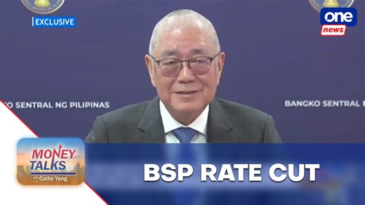 2.6K views · 14 reactions | #MoneyTalks | Bangko Sentral ng Pilipinas Governor Eli Remolona Jr. said the BSP has cut interest rates for the second time in a row, with another cut expected before the end of the year. He emphasized that the BSP now has much more independence from the U.S. Federal Reserve, saying, “the dependency is much less than before.” | ONE News | Facebook