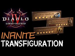 How Players Get 12 Greater Affixes & Infinite Item Transfiguration - Lord of Hatred - Diablo 4