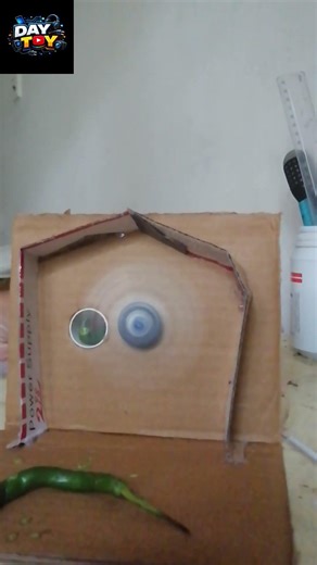 Chili Cutting machine home made #chilimachine #dcmotor #diy #project #sciencemodel #schoolproject