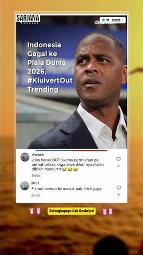 OUT‼️ Setelah gagal piala dunia, #kluivertout trending🔥 #fyp #trendingshorts