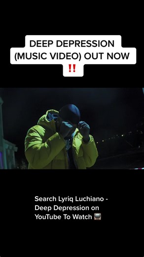 DEEP DEPRESSION (MUSIC VIDEO) Out Now 📺 #Fyp #lyriqluchiano #depression #mentalhealth