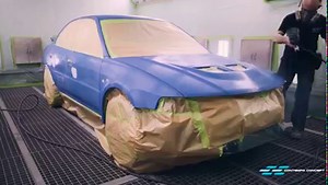 32K views · 177 reactions | Yet another classic gets a makeover. This time it is the iconic Lancer Evolution VI in the gorgeous Reims Blue. Please enjoy the video. | Contempo Concept | Facebook