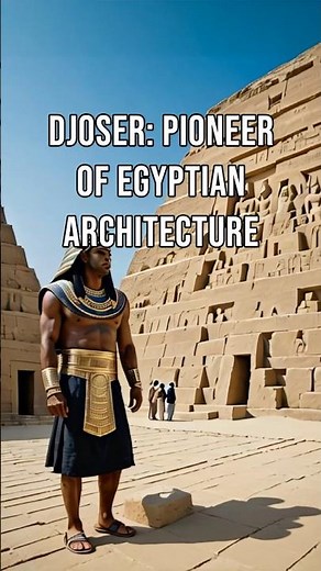 Djoser Pioneer of Egyptian Architecture #history
