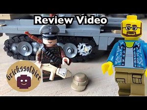 WW2 Lego Brickssoldier weapon and headgear review
