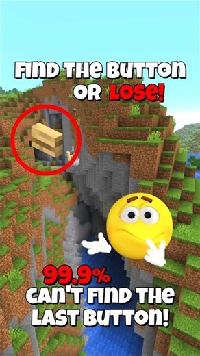 FIND THE BUTTON OR LOSE! #minecraft #shorts #challenge #funny #memes