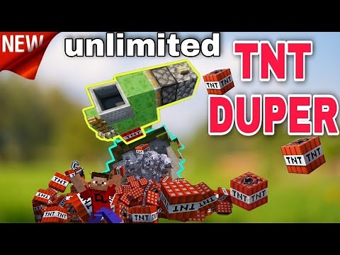 Minecraft 1. 18 Unlimited TNT DUPER {Duplication Glitch } || IN NEW 1.18 || EASY TUTORIAL
