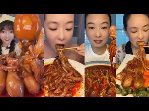 Mukbang chinese eating spicy octopus 🐙 asmr eating show ll