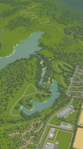 Living Near a River in Cities Skylines Gameplay