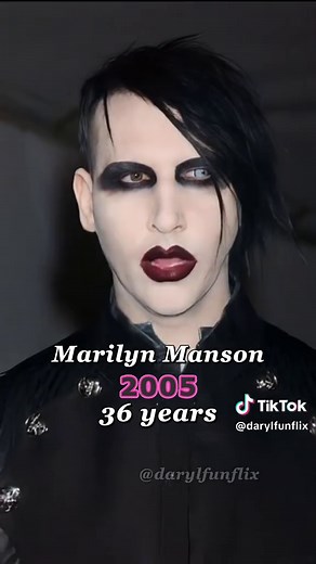 “The Dark Prince of Rock” :The Evolution of Marilyn Manson Over the Years.#fyp #growup #fy #marilynmanson #band