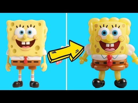 Handmade balloon collection, let's start with SpongeBob SquarePants today