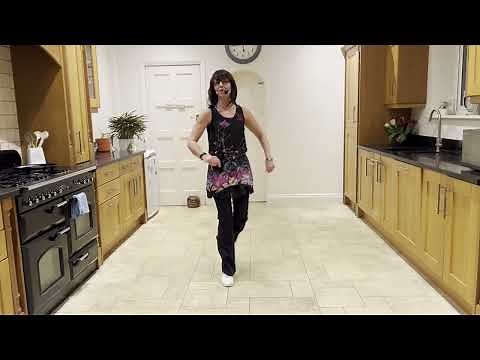 Heel Toe Rodeo Line Dance Demo & Practice with music