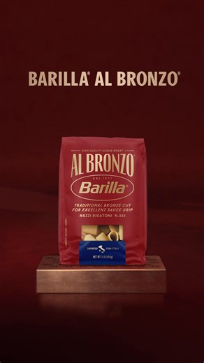 Barilla® Al Bronzo® pasta is traditional bronze-cut pasta, for extraordinary sauce grip and more flavor in every bite. | Barilla