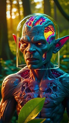 Insanely Detailed Alien Goblin in Forest – AI Rendered Character #aiartprompt