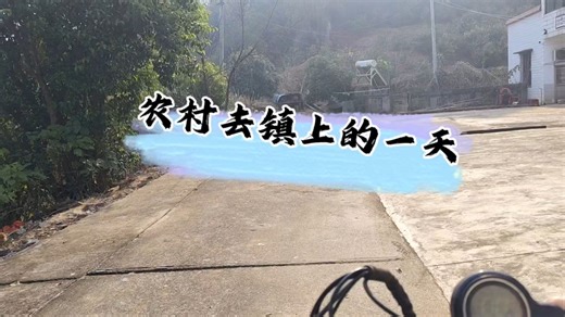 农村去镇上的一天