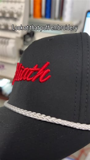 The Jeff Wilson on Instagram: "We work really hard with our puff embroidery. We always want the best outcome."