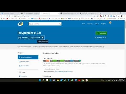 Auto ML -Lazy predict with regression and classification example