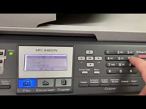 Brother 8480, 8080, 8085 e 8890 - Como imprimir o relatório de configuração do multifuncional