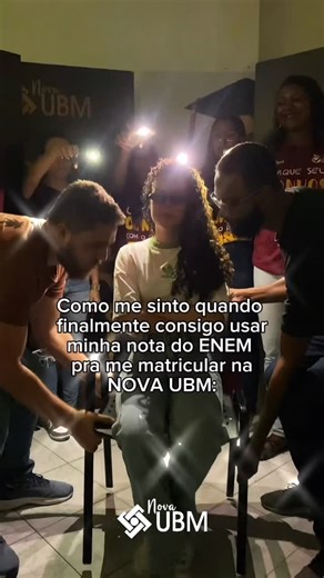 UBM | 65 anos formando futuros on Instagram: "O plot twist favorito: usar a nota do ENEM e realizar um sonho! 🥹🤧😎 Vem pra Nova UBM! Matrículas abertas. 🎓 #enem #vestibular #barramansa #explorer"