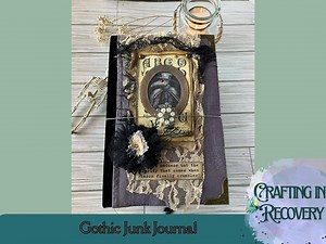 Gothic Junk Journal, Handbound, Handmade - Etsy