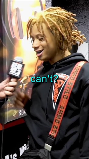 Shiv | Editor on Instagram: "Awkward Trippie Redd Interview 😳😂 Follow @shivfrmdao For Rap Vids All Socials In My Bio 👀 - Song: Wish - Trippie Redd - #trippieredd #edit #lyrics"
