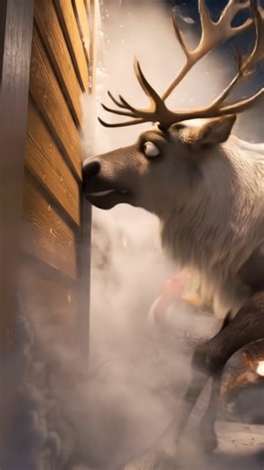 @OopsShorts on Instagram: "​🎅🦌 Santa lost control of the sleigh… Too fast, too many reindeer — straight into the wall! 😱 Holiday chaos. ​👉 Share if this made you laugh! 😎 #funny #ai #christmas #reels #fails"
