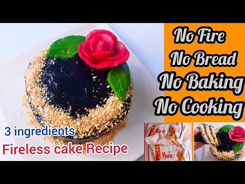Award Winning 10 minutes Fireless Cake Recipe without Bread | No Fire Cake without Bread | FooD HuT