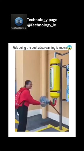 Technology page on Instagram: "Kids being the best at screaming is known worldwide, and this fire alarm test proves it! 🎤🔊 Watch as the little ones unleash their loudest voices to trigger the bright yellow alarm system, turning a simple safety drill into an epic performance. Their enthusiastic screams echo through the hallway, showing just how passionate they are about learning fire safety in a fun, memorable way. The colorful alarm box stands out against the beige wall, capturing everyone's a