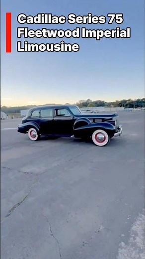 The 1938 Cadillac Series 75 Fleetwood Imperial Limousine - Where Elegance Meets Engineering