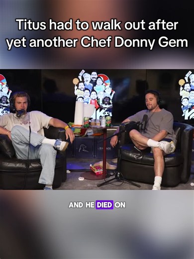 Titus had to walk out after yet another Chef Donny Gem The-Yak 8-11-26 #theyak #chefdonny #Barstoolsports #marktitus #Barstool