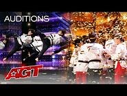 Golden Buzzer- World Taekwondo Demonstration Team Shocks the Judges - America's Got Talent 2021