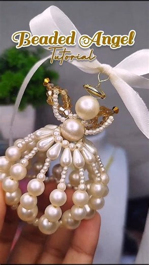 DIY Angel Ornament for Christmas 🎄✨#christmas #ChristmasDecor#shorts #viral