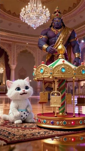 😭 🤩 The most magnificent music box ever! 😭 🤩 #cat #aicat #funny #catshorts #cute #pets #animation