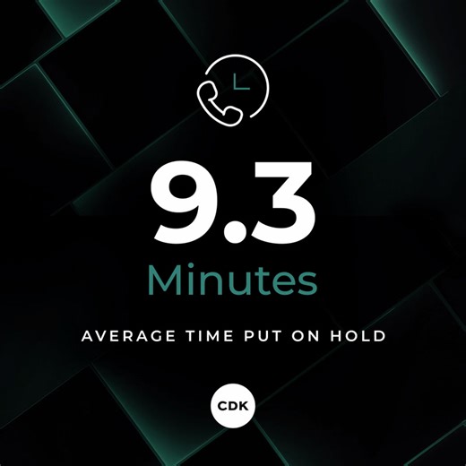 According to our Service Shopper 5.0 Study, there's still plenty of friction in the appointment-setting process, with those placed on hold waiting for over nine minutes — a full minute longer than last year.  Read on for more key findings and actionable insights for your dealership: https://ow.ly/ASl350XqA3j #Dealership #FixedOperations | CDK Global | Facebook