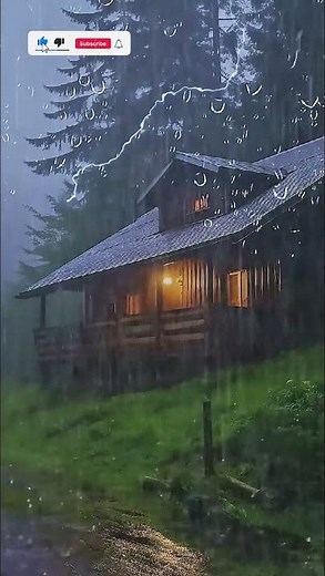 ASMR Heavy Rain Sounds with Thunder | Sleep Ambience #asmr #rain #relaxing #relaxingvibes