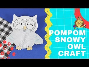 Snowy Owl Craft with FREE Template