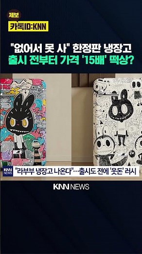"A 1.3 million won refrigerator for '20 million won'?" The insane premium sparked by the 'Labubu'...